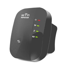 repetidor wifi dblue inalambrico, modos repetidor/ap, amplia cobertura, 110 230v, ieee 802.11 n/g/b. black