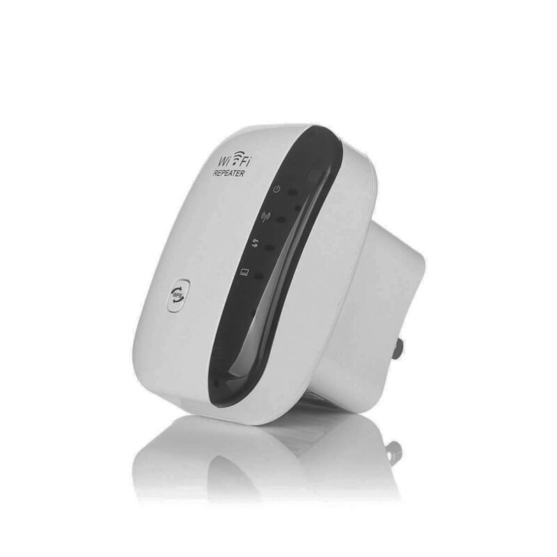 repetidor wifi dblue inalambrico, modos repetidor/ap, amplia cobertura, 110 230v, ieee 802.11 n/g/b. white
