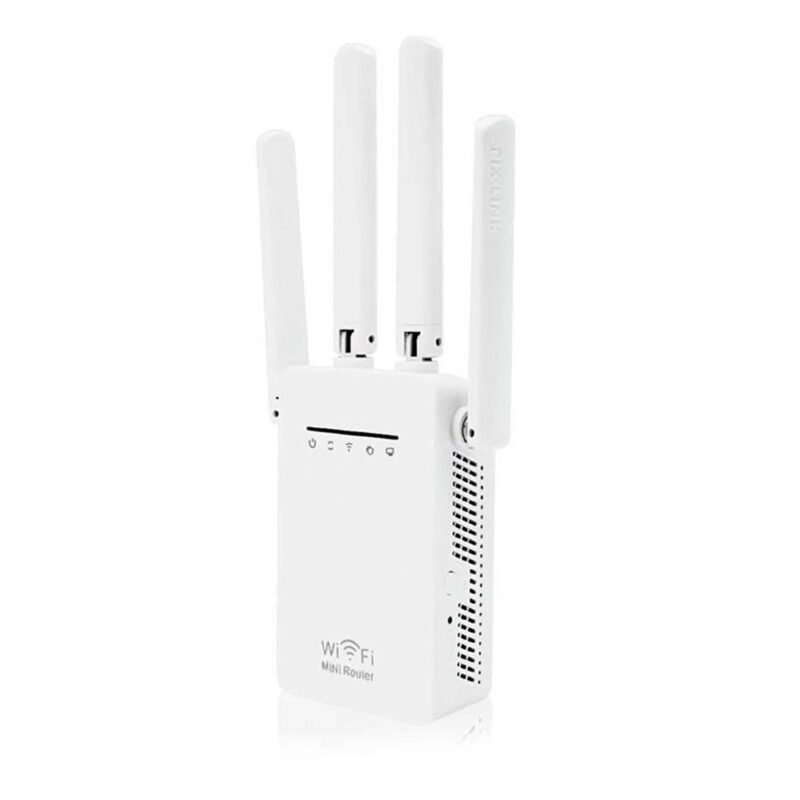 antena repetidor wifi 2.4ghz, velocidad 300mbps, modos router/ap/repetidor, 4 omnidireccionales, configuracion simple. — vista 2