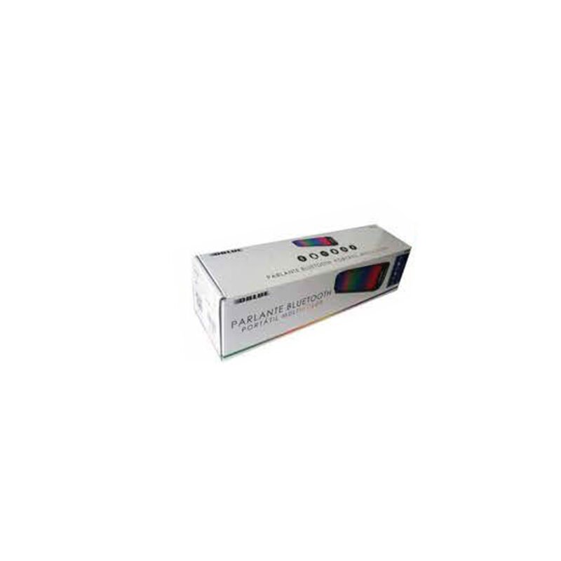 parlante dblue portatil bt multicolor con entrada sd/ radio fm. red — vista 2