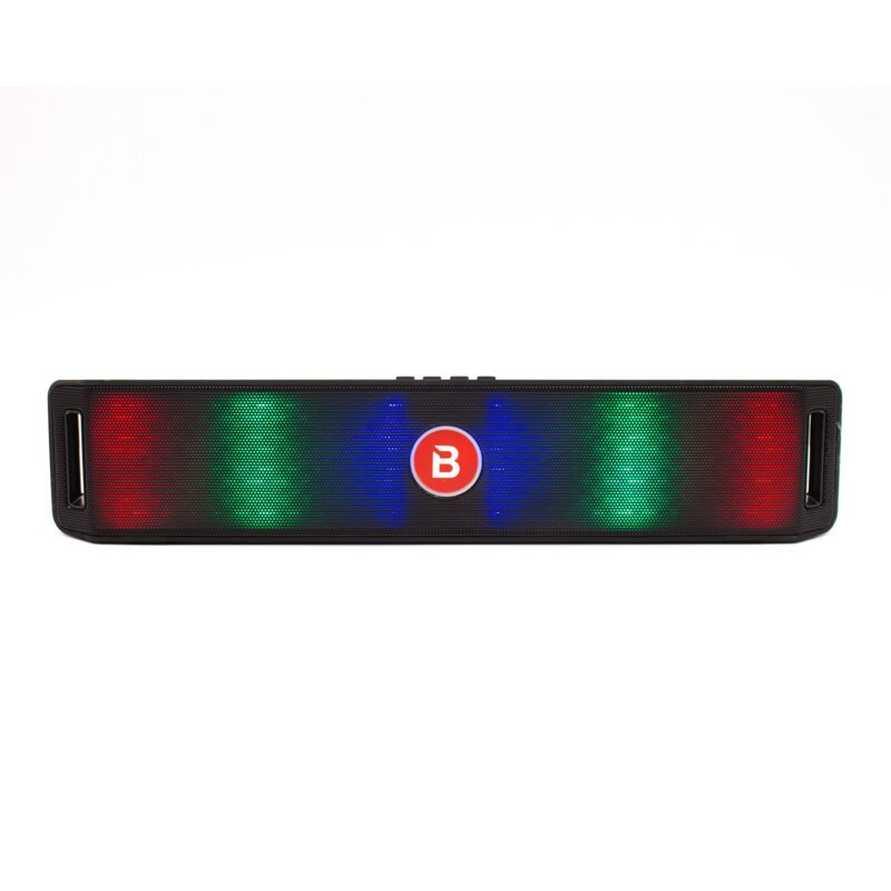 parlante dblue alto portatil bt multicolor con entrada sd/ radio fm black — vista 5