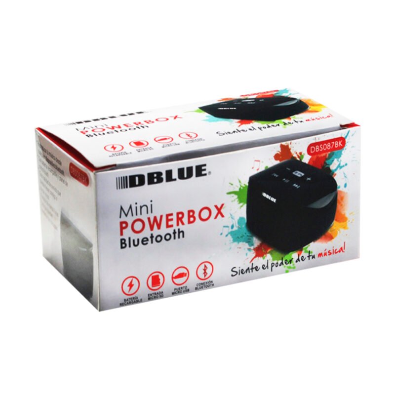 parlante bt, bateria recargable, panel touch, manos libres, micro sd, 3w x 2, potencia dc5v 400mah. — vista 3