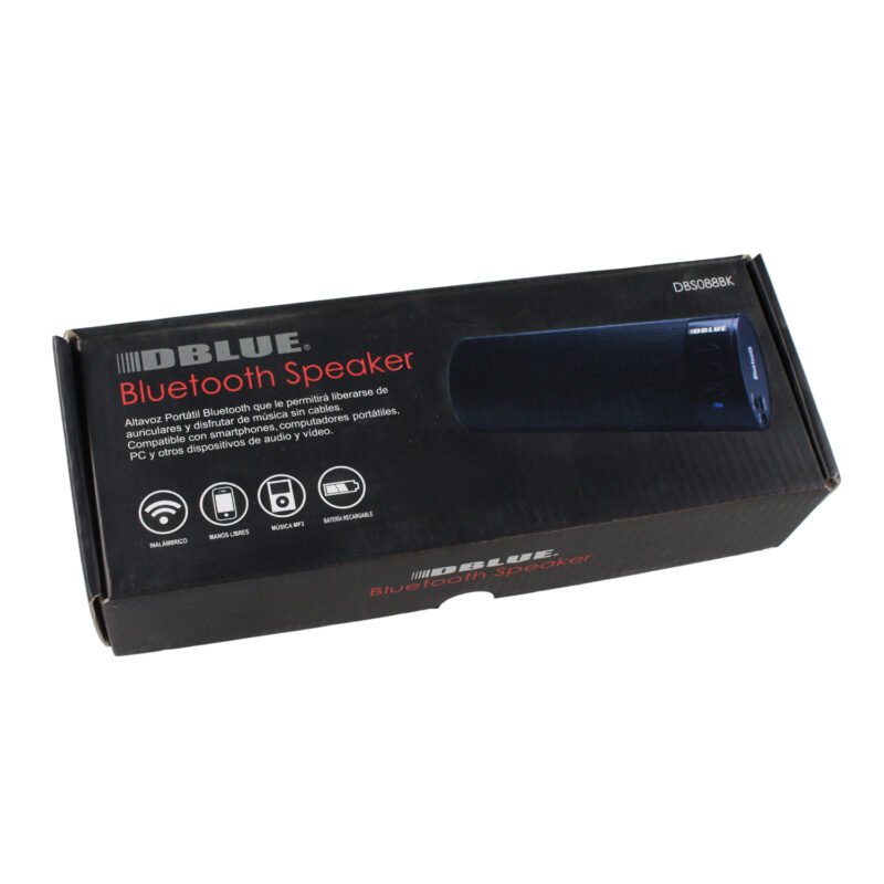 parlante dblue portatil bt con entrada sd/usb/ .black — vista 5