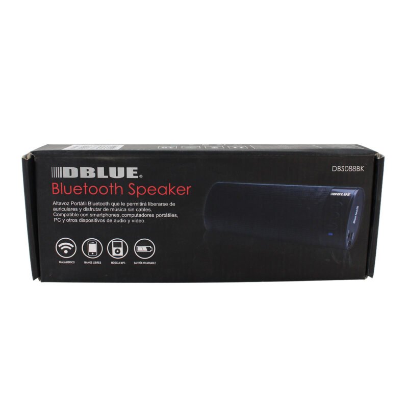 parlante dblue portatil bt con entrada sd/usb/ .black — vista 6