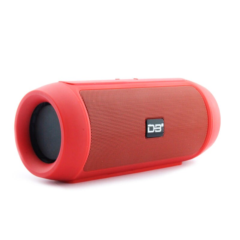 parlante dblue mini bazooka portatil bt/powerbank. red — vista 3
