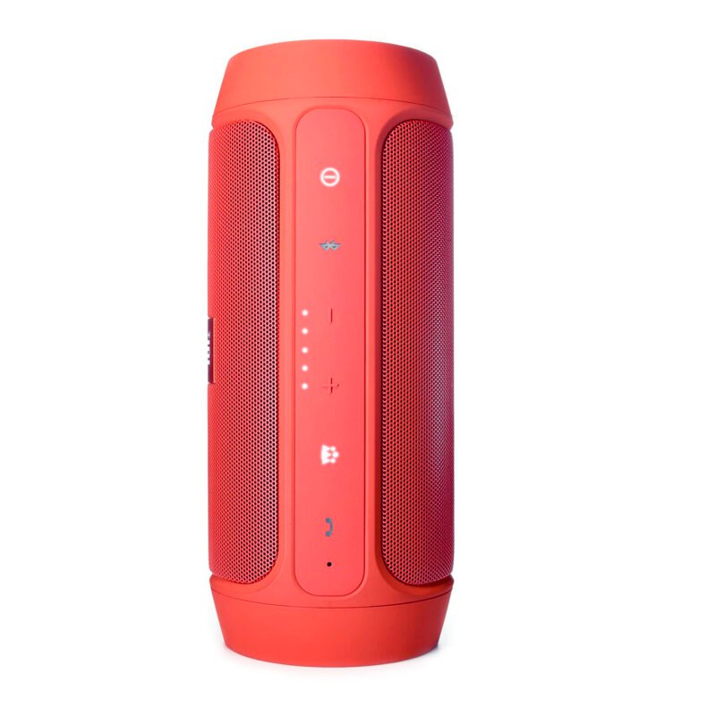 parlante dblue mini bazooka portatil bt/powerbank. red — vista 2