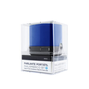 parlante dblue mini portatil bt con entrada sd/usb/ radio fm. blue