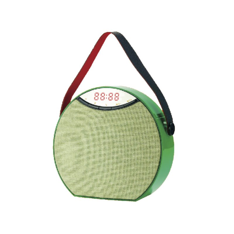 parlante dblue portatil con bt /usb/sd/fm radio green — vista 2