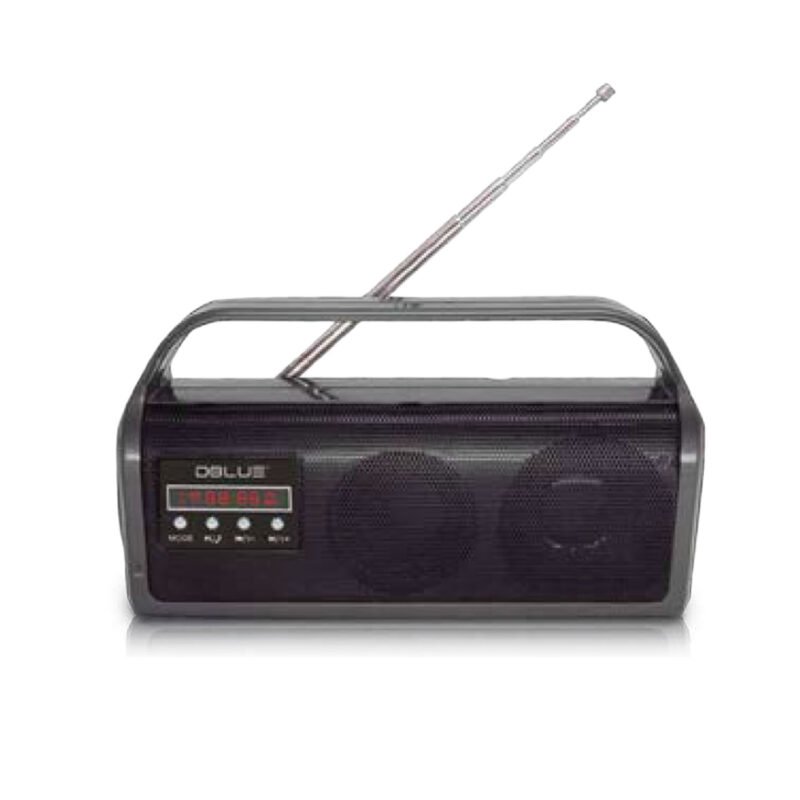 parlante dblue portatil con bt /usb/sd/fm radio/aux white.