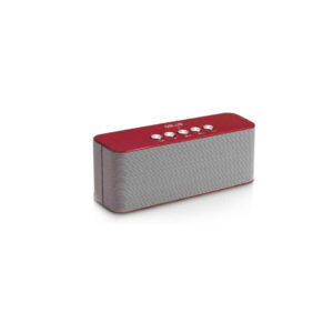 parlante dblue portatil con bt /usb/sd/fm radio/aux/ red