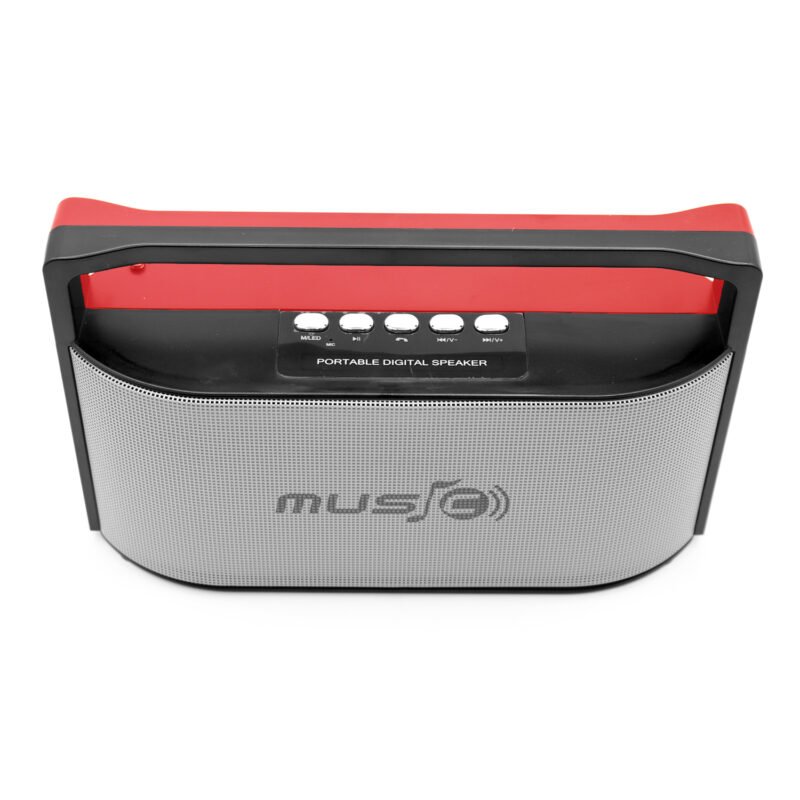 parlante con luz multicolor con entrada sd/usb/radio fm/bt/ black — vista 6
