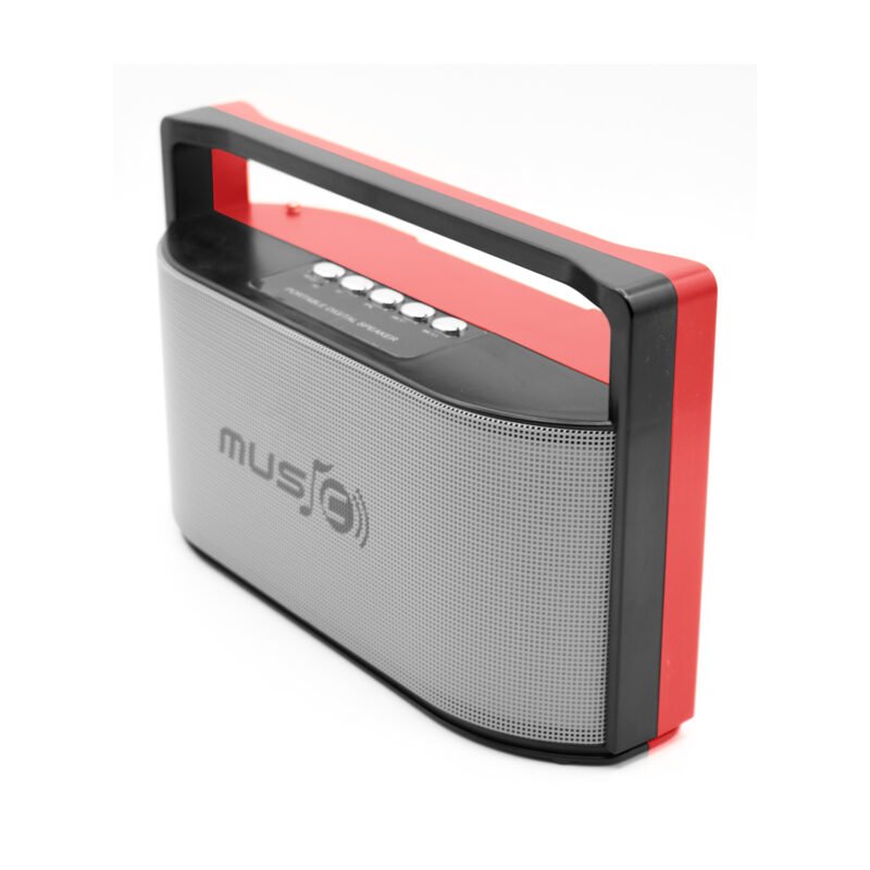 parlante con luz multicolor con entrada sd/usb/radio fm/bt/ black — vista 4
