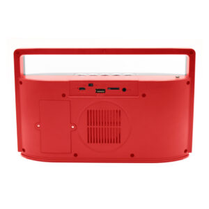 parlante con luz multicolor con entrada sd/usb/radio fm/bt/ black