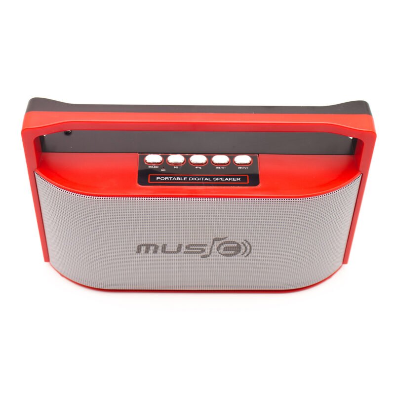 parlante con luz multicolor con entrada sd/usb/radio fm/bt/ red — vista 4