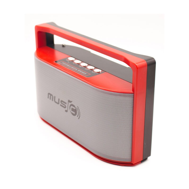 parlante con luz multicolor con entrada sd/usb/radio fm/bt/ red — vista 3