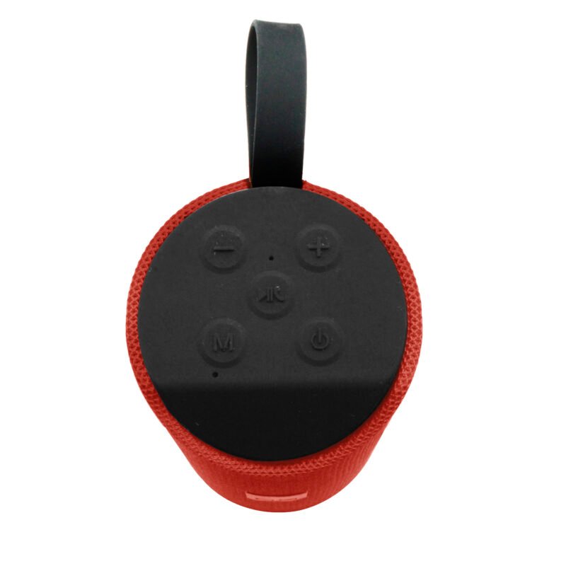 parlante dblue portatil con bt /usb/sd/fm radio/aux/ red — vista 2