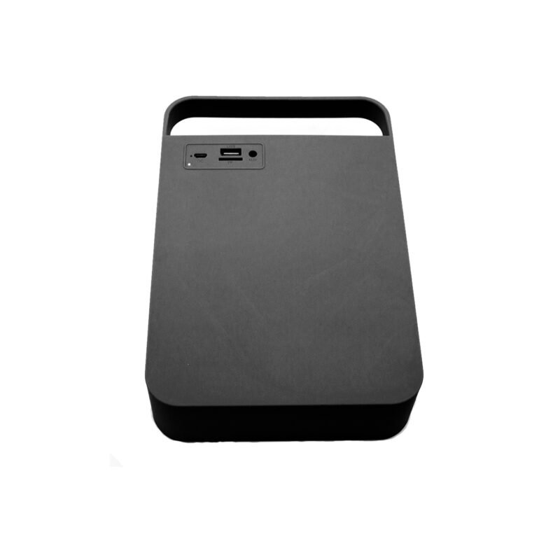 parlante dblue bt con usb, tf, aux 3.5mm, bateria recargable, 15w, 100hz 20khz. black — vista 5