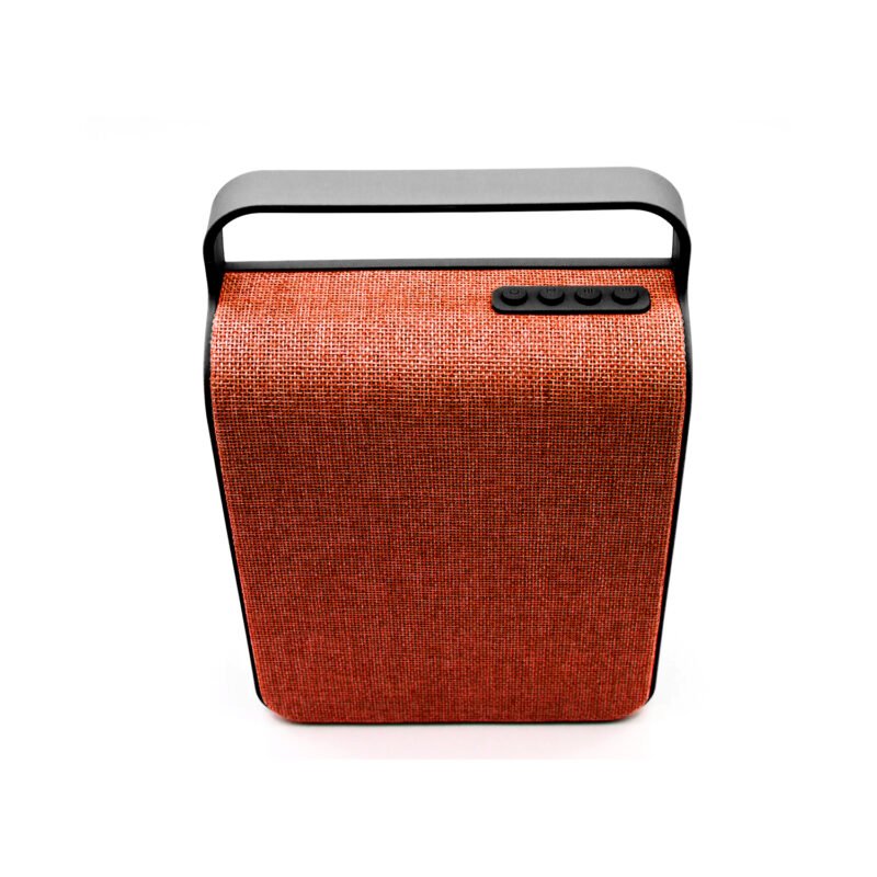 parlante dblue portatil con bt /usb/sd/fm radio/aux/ red — vista 3