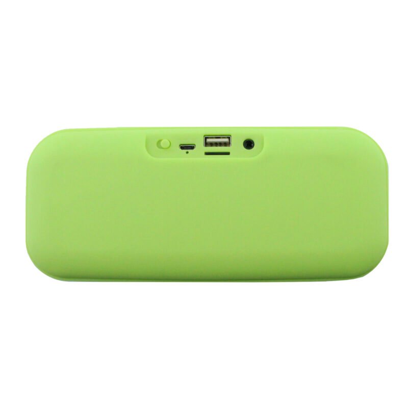 parlante dblue portatil con bt /usb/sd/fm radio/aux/ green — vista 3