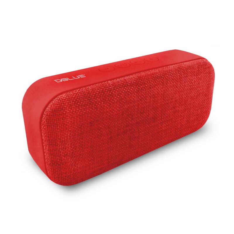 parlante dblue portatil con bt /usb/sd/fm radio/aux/ red — vista 2