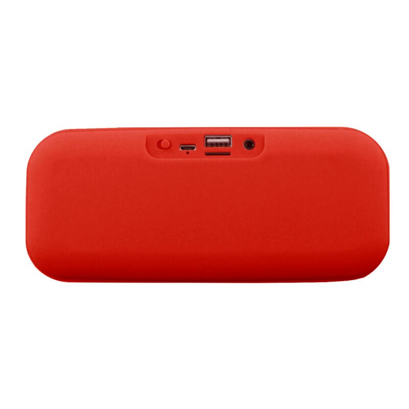 parlante dblue portatil con bt /usb/sd/fm radio/aux/ red
