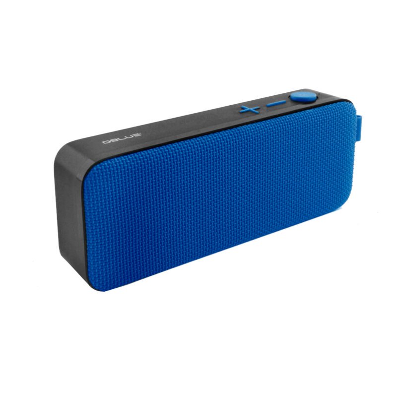 parlante dblue portatil con bt /usb/sd/fm radio/aux/ blue