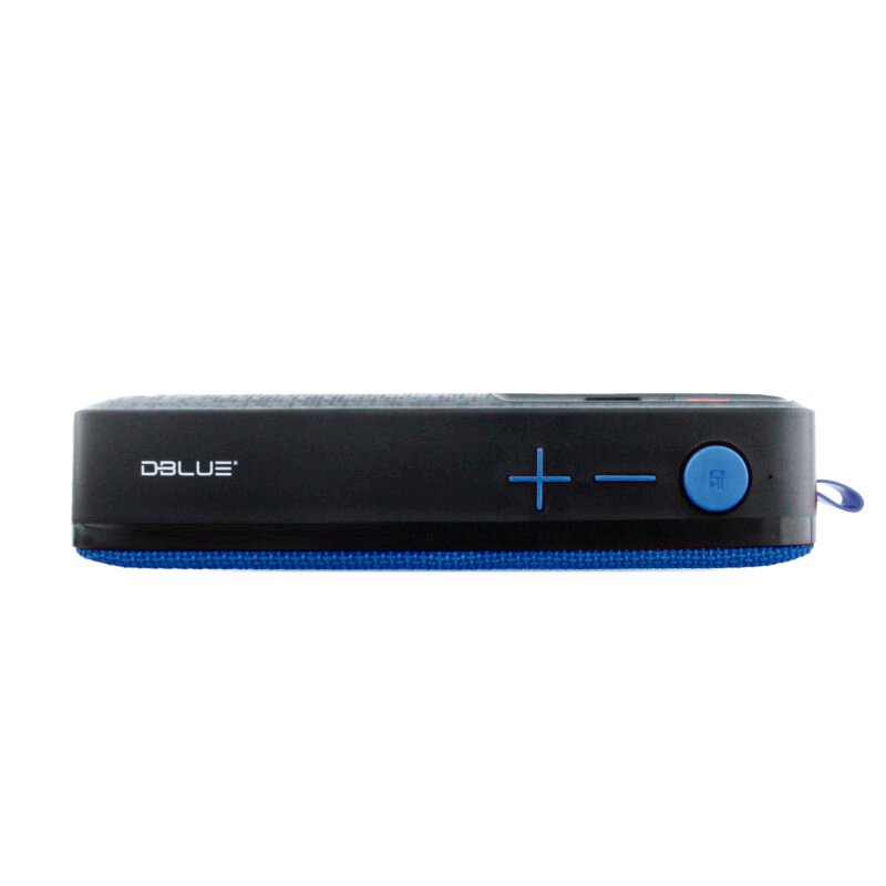 parlante dblue portatil con bt /usb/sd/fm radio/aux/ blue — vista 2