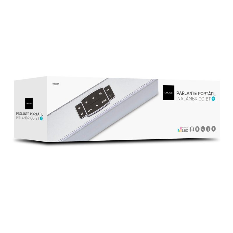 parlante dblue portatil bt con entrada sd/usb black — vista 6