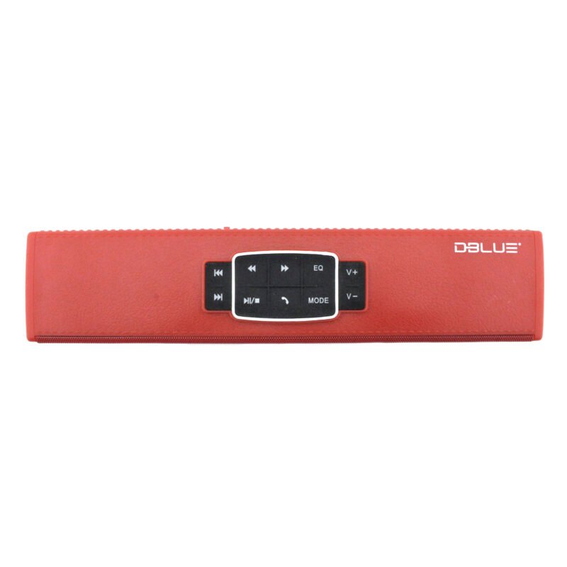 parlante dblue portatil bt con entrada sd/usb red — vista 4