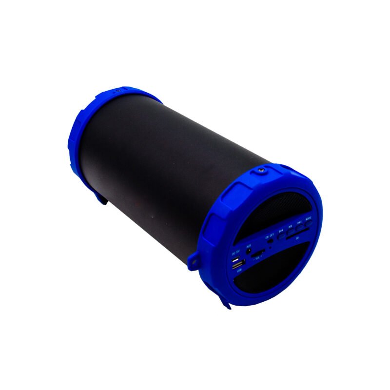 parlante dblue bazooka portatil con bt y entrada usb/sd/fm radio/aux blue