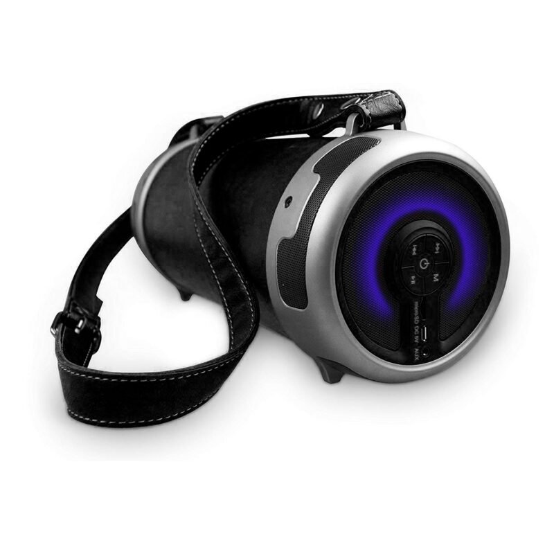 parlante dblue bazooka portatil con bt y entrada usb/sd/fm radio/aux black — vista 3