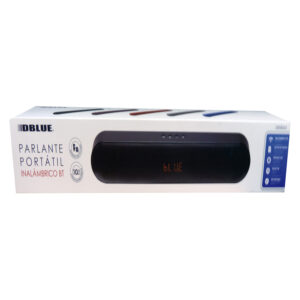 parlante dblue portatil con bt y entrada usb/sd/fm radio/aux black