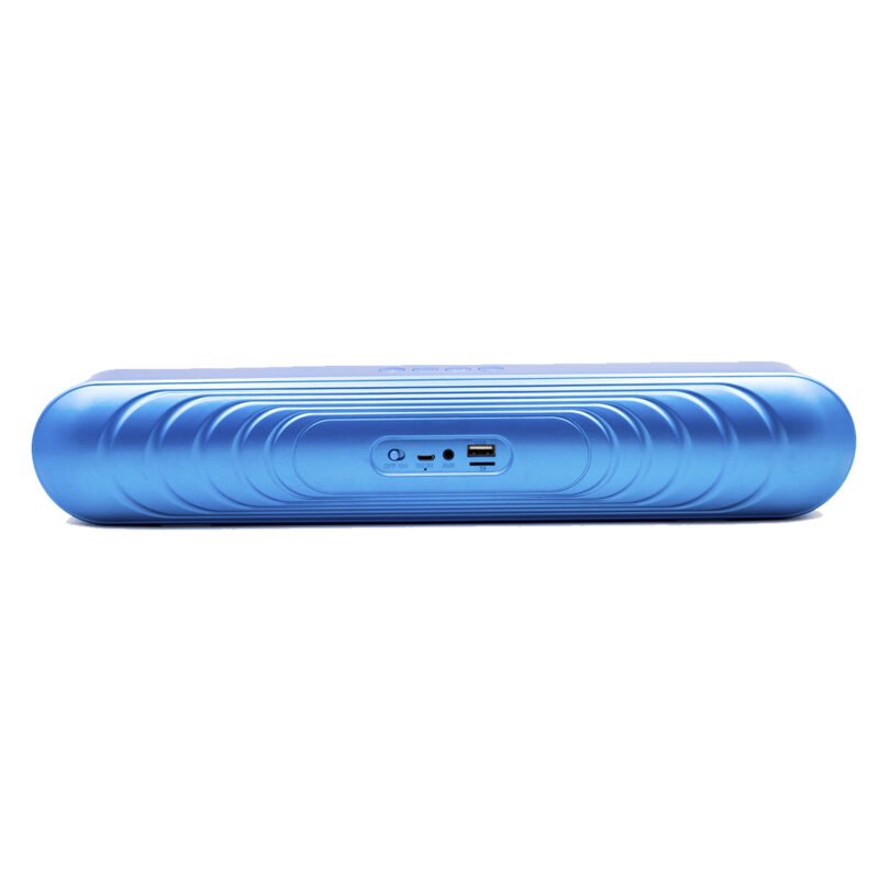 parlante portatil bt 10w rms, radio fm, usb, aux, manos libres, bateria larga duracion. blue — vista 3