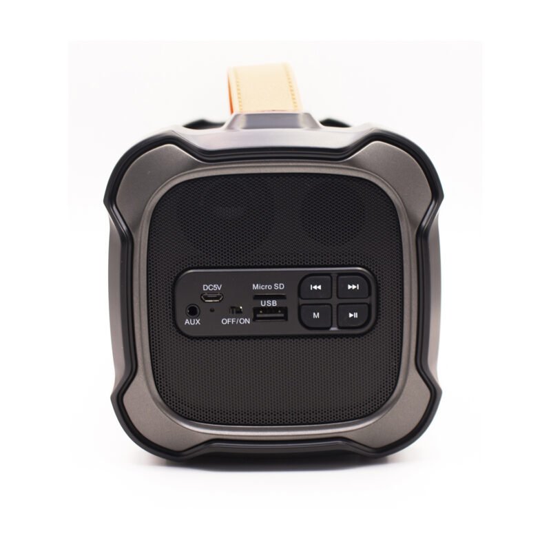 parlante dblue bazooka portatil con bt/usb/sd/fm radio/aux black — vista 3