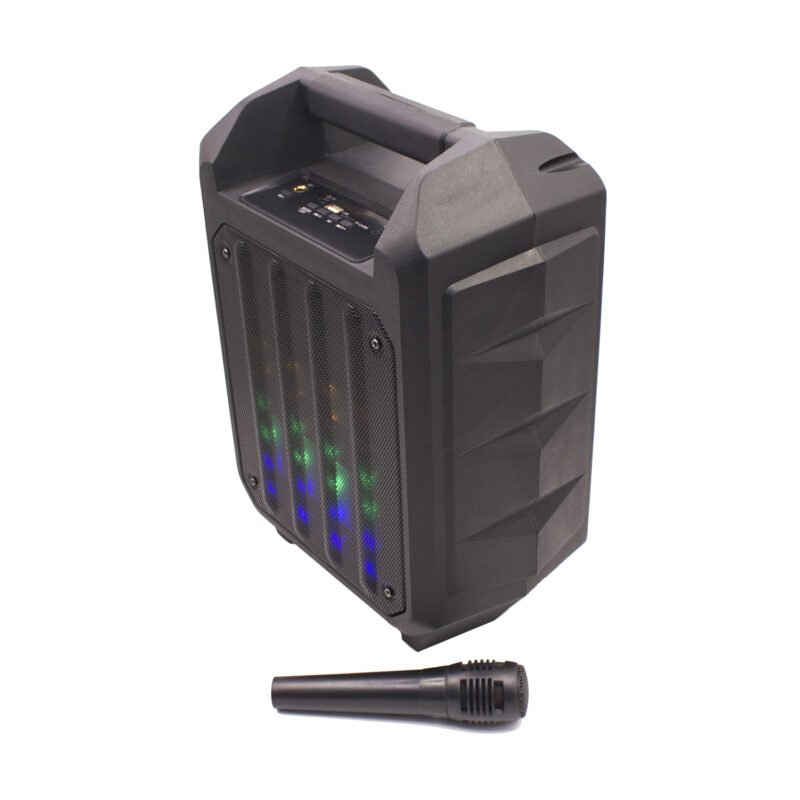 parlante dblue portatil con luces de color bt /usb/sd/fm radio/aux/microfono. — vista 7