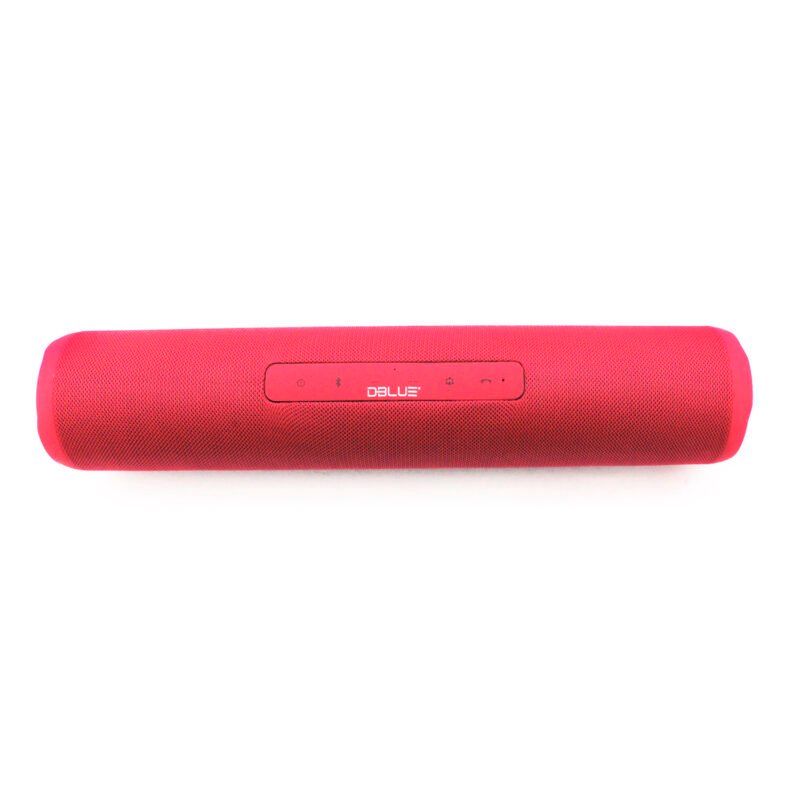 parlante dblue portatil con bt /usb/sd/fm radio/aux red — vista 4