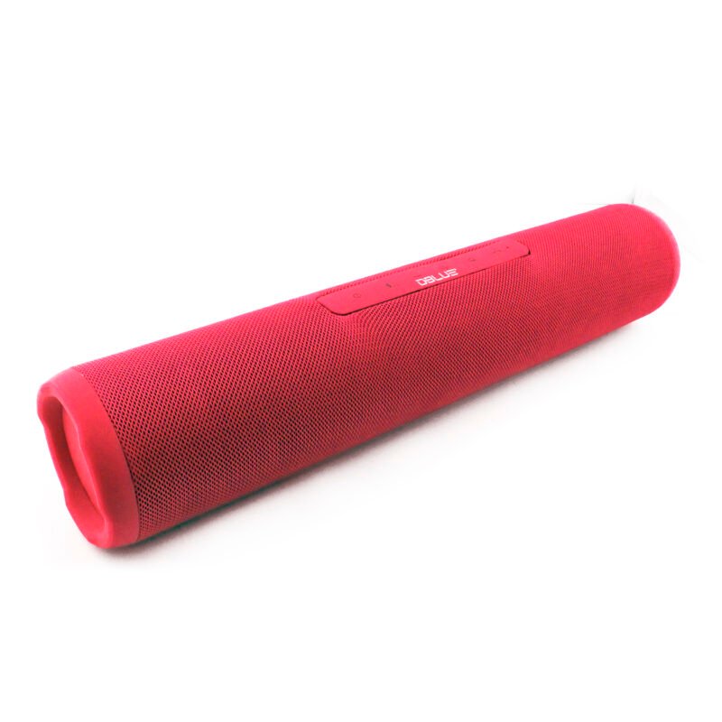 parlante dblue portatil con bt /usb/sd/fm radio/aux red — vista 3