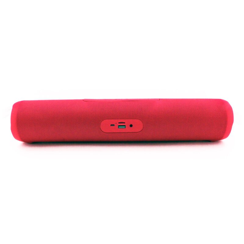 parlante dblue portatil con bt /usb/sd/fm radio/aux red — vista 2