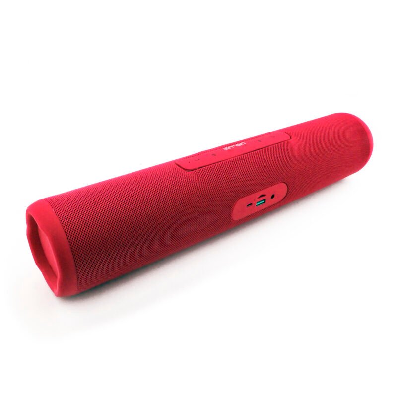 parlante dblue portatil con bt /usb/sd/fm radio/aux red