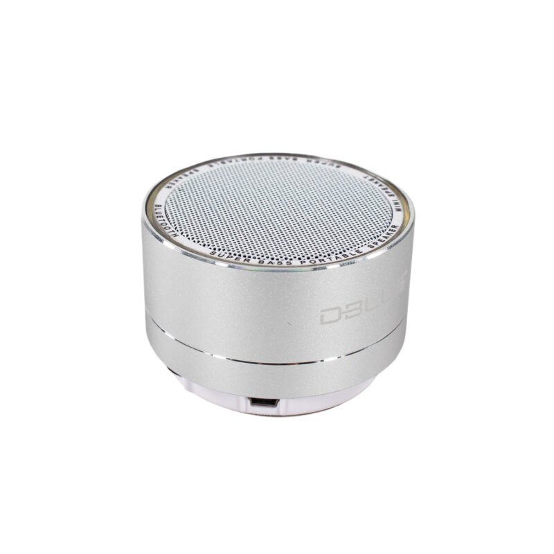 parlante dblue portatil con bt /usb/sd/fm radio/aux silver — vista 2