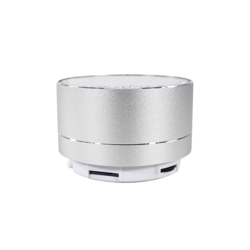 parlante dblue portatil con bt /usb/sd/fm radio/aux silver — vista 3
