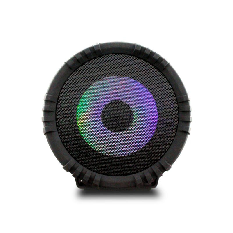 parlante dblue bazooka portatil con bt y entrada usb/sd/fm radio/aux luz led