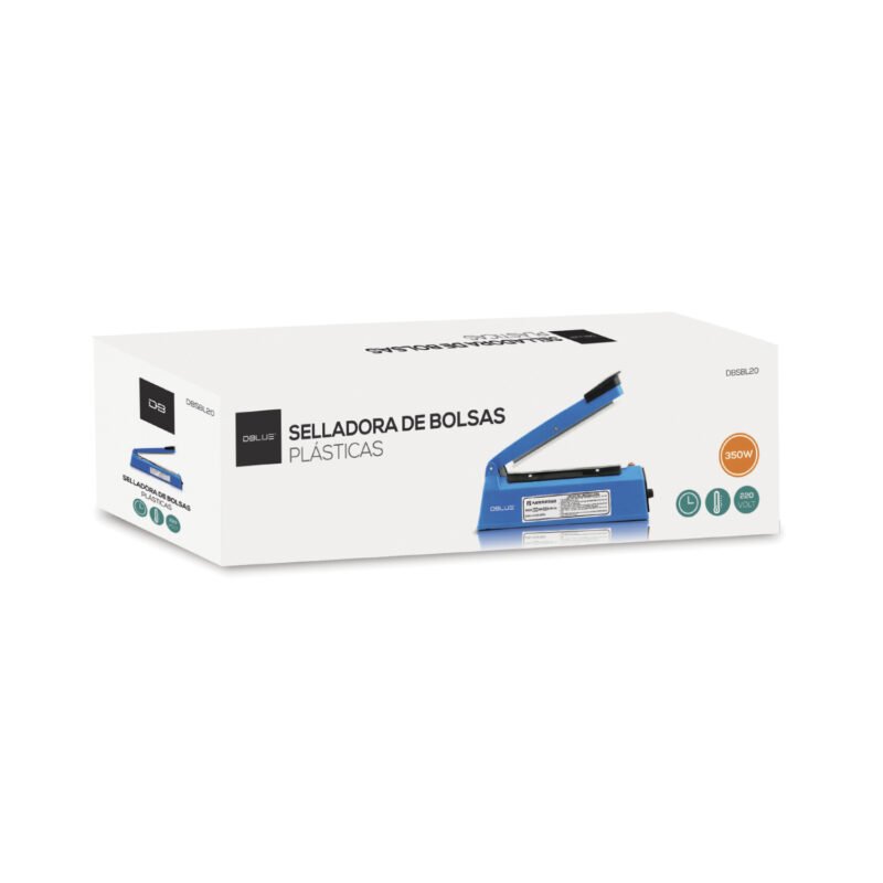 bolsa selladora de 350w, 220v, 6 posiciones de calor, longitud 200mm, sellado rapido. 20 cm — vista 3