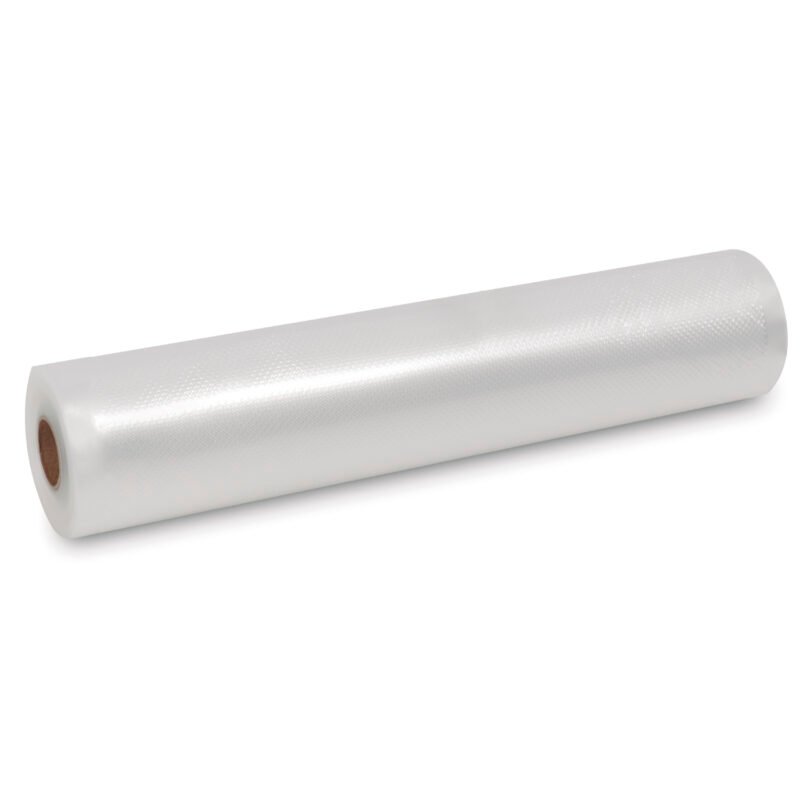 rollo envasado al vacio dblue 28cm, conserva alimentos hasta 5 veces mas, cocinar, congelar y refrigerar.