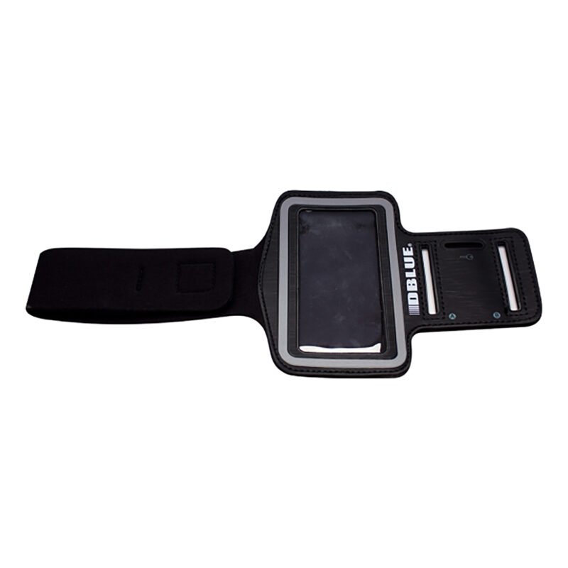 funda dblue impermeable para celular, ideal para deporte, ajustable, touch y con bolsillo para llaves. — vista 2