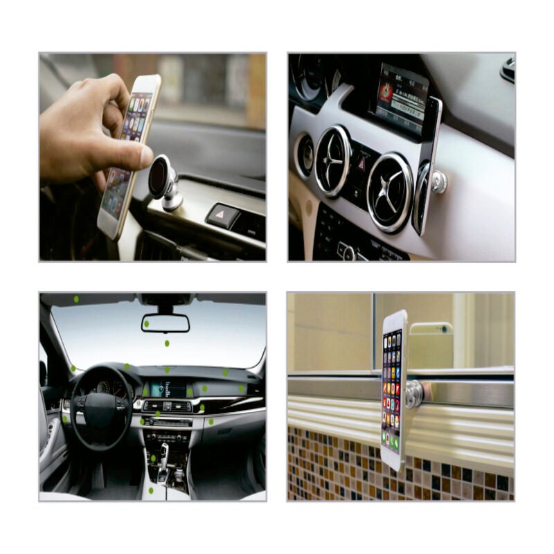 soporte dblue magnetico para smartphone, 360° ajustable, ideal para moviles. — vista 4