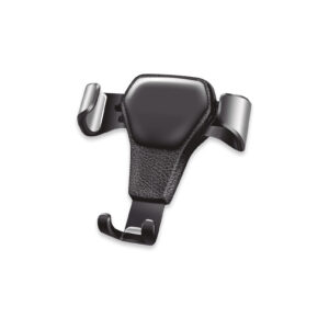 soporte dblue para automovil autoajustable para smartphone, con clip de seguridad, para rejillas horizontales.