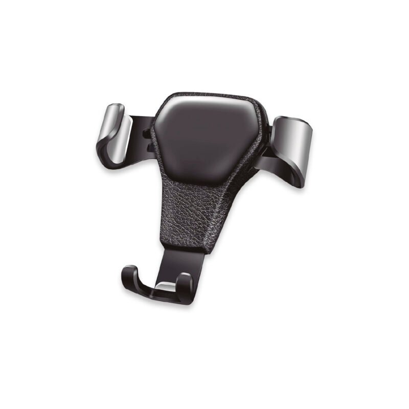 soporte dblue para automovil autoajustable para smartphone, con clip de seguridad, para rejillas horizontales.