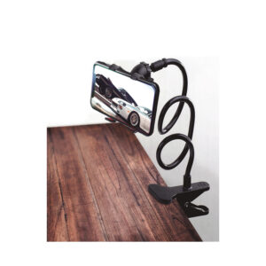 soporte dblue flexible para smartphone con rotacion 360°, incluye clip para diferentes superficies. black