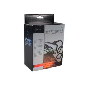 soporte dblue flexible para smartphone con rotacion 360°, incluye clip para diferentes superficies. blue